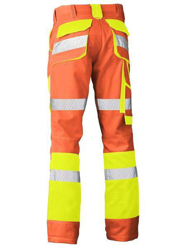 Bisley Taped Biomotion Double Hi Vis Pants
