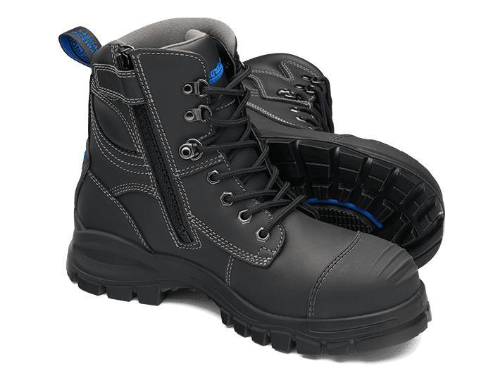 Blundstone 997 Black Platinum Quality Water Resistant Leather 150mm Height Safety Boot