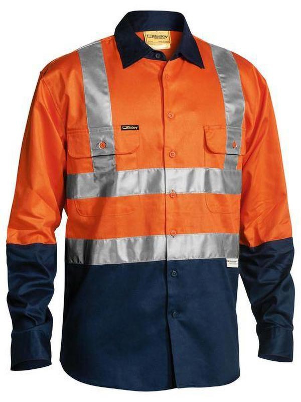 Bisley Taped Hi Vis Drill Shirt