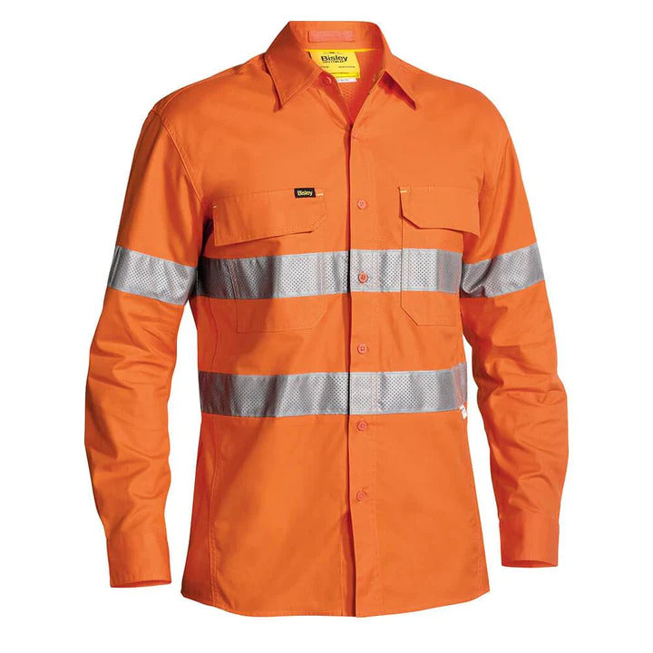 Bisley X Airflow Taped Hi Vis Ripstop Shirt