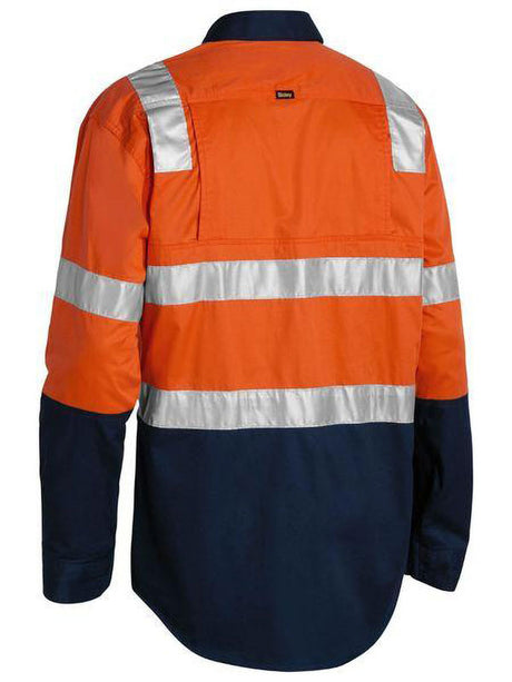Bisley Taped Hi Vis Cool Lightweight Shirt with Shoulder Tape