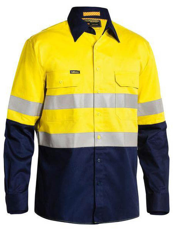 Bisley Taped Hi Vis Industrial Cool Vented Shirt