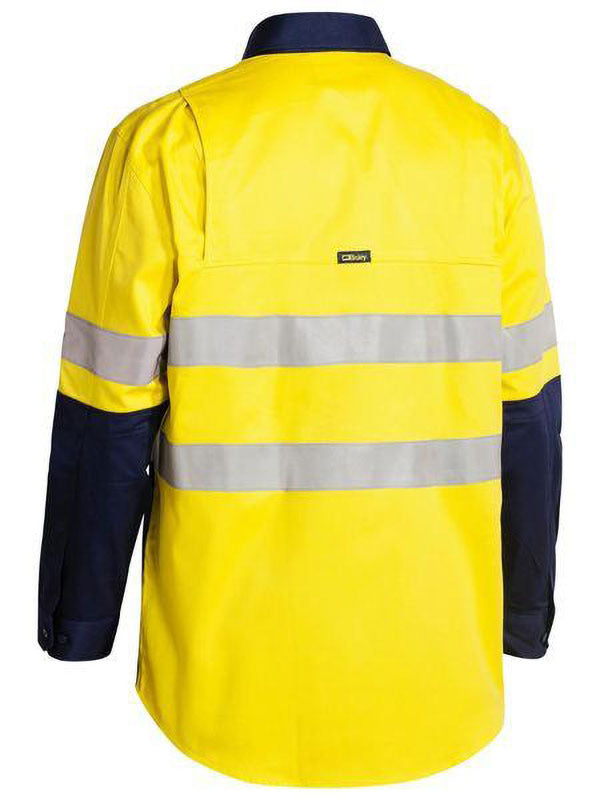 Bisley Taped Hi Vis Industrial Cool Vented Shirt