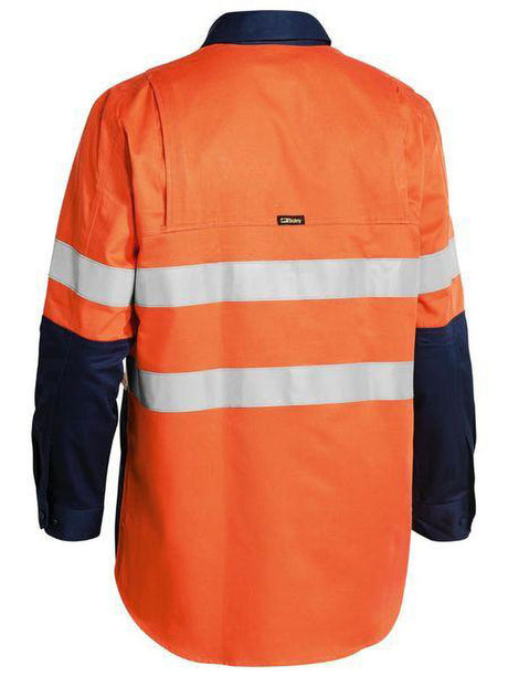 Bisley Taped Hi Vis Industrial Cool Vented Shirt