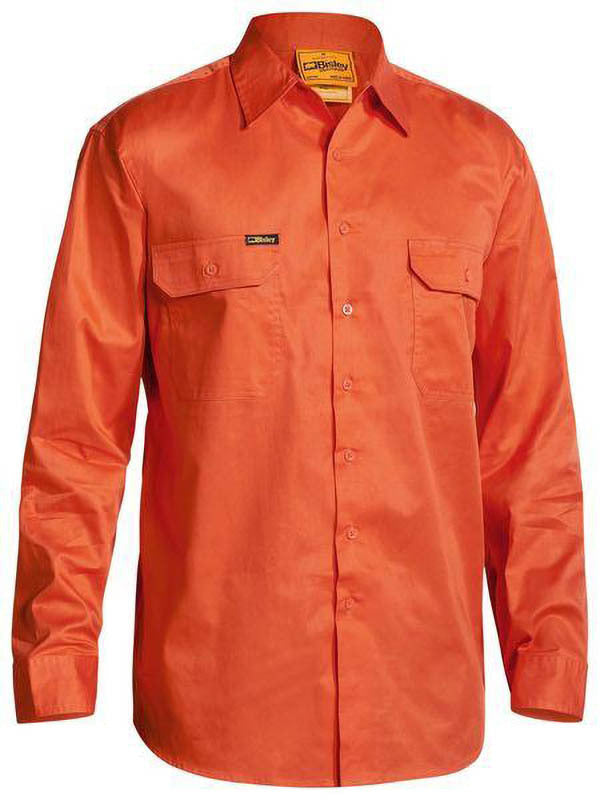 Bisley Hi Vis Cool Lightweight Drill Shirt