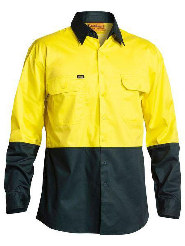 Bisley Hi Vis Cool Lightweight Drill Shirt