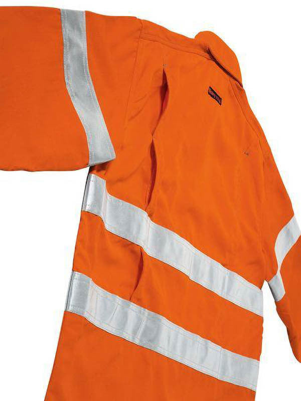 Bisley TenCate Tecasafe Plus 700 Taped Hi Vis FR Vented Shirt