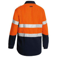 Bisley TenCate Tecasafe Plus 580 Taped Hi Vis Lightweight FR Vented Shirt