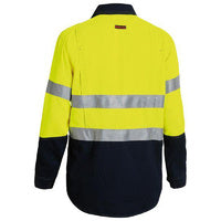 Bisley TenCate Tecasafe Plus 580 Taped Hi Vis Lightweight FR Vented Shirt