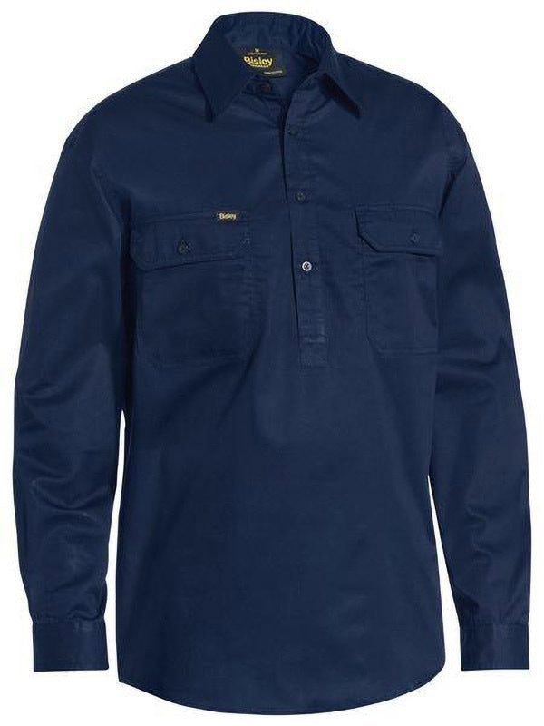 Bisley Closed Front Cool Lightweight Drill Shirt