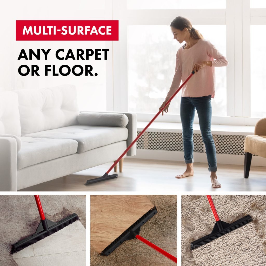 Tyroler BrightTools Rubber Broom LightWeight 100% Natural Rubber