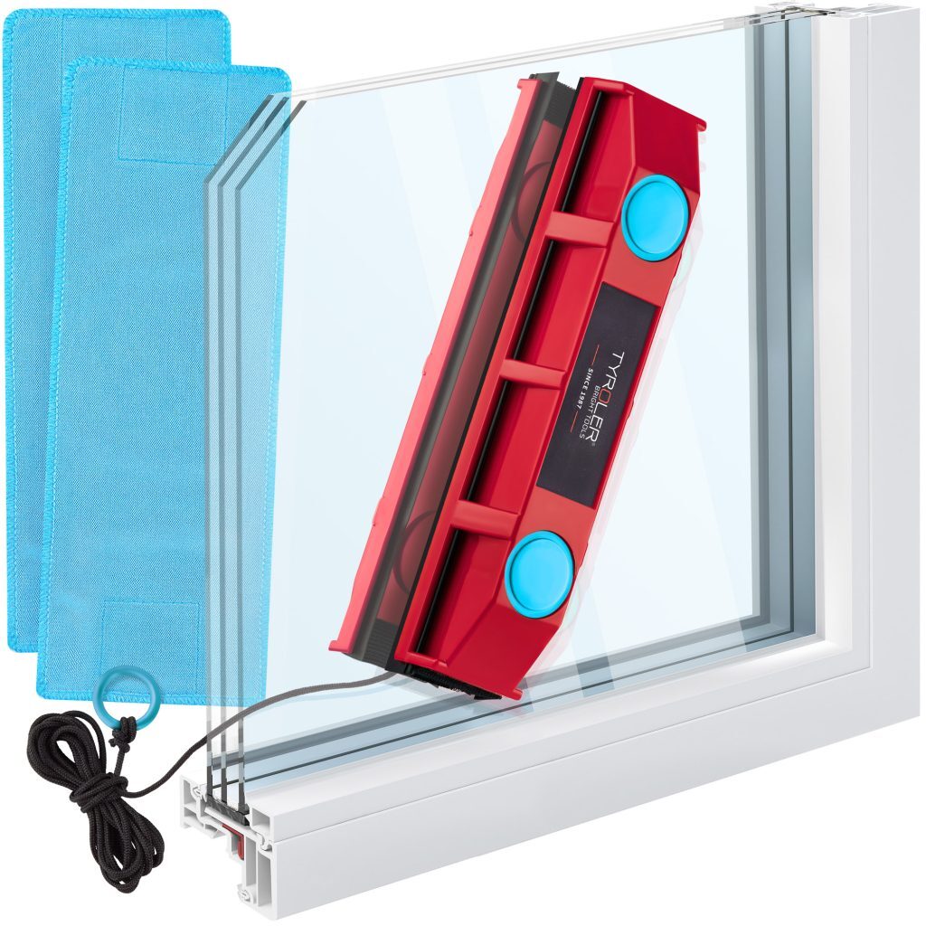 Tyroler BrightTools Glider D-2 Magnetic Window Cleaner For Double Glazed Windows With Window Thickness Up To 20 Mm.