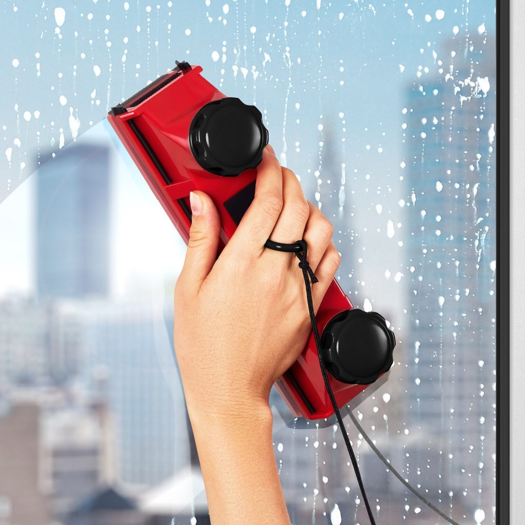 Tyroler BrighTools Glider D-2 Afc (Adjustable Magnetic Force) Magnetic Window Cleaner For Single Or Double Glazed Windows With Window Thickness Of 2-1