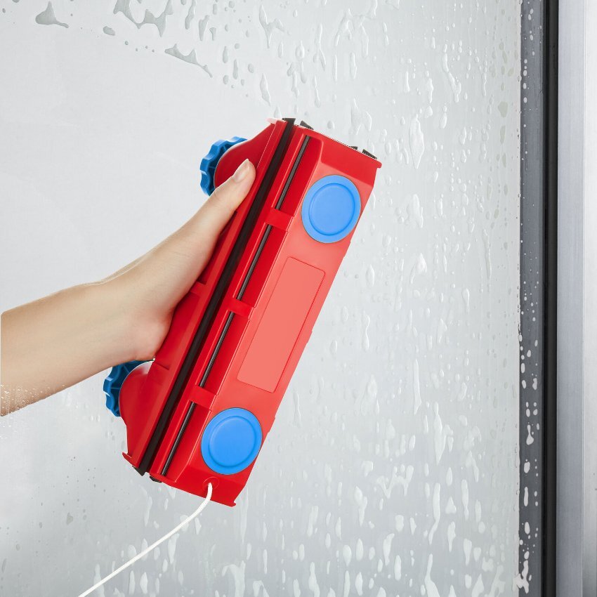 Tyroler BrighTools Glider D-3 Afc (Adjustable Magnetic Force) Magnetic Window Cleaner For Single Or Double Glazed Windows With Window Thickness Of 2-2