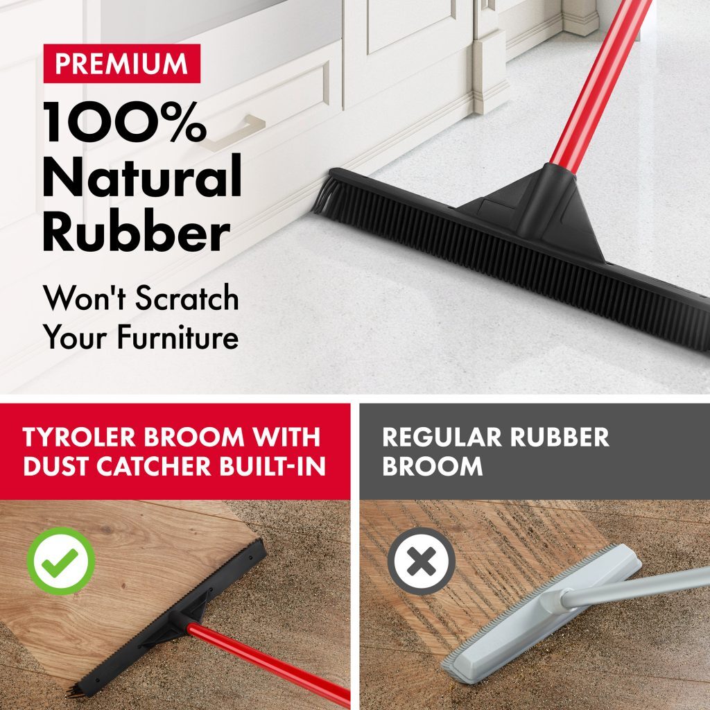 Tyroler BrightTools Dust Blade Rubber Broom