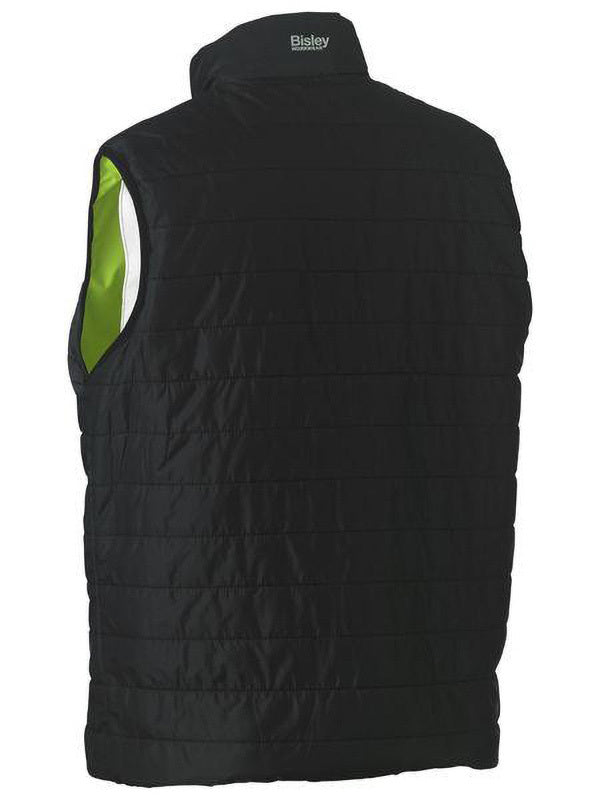 Bisley Taped Hi Vis Reversible Puffer Vest