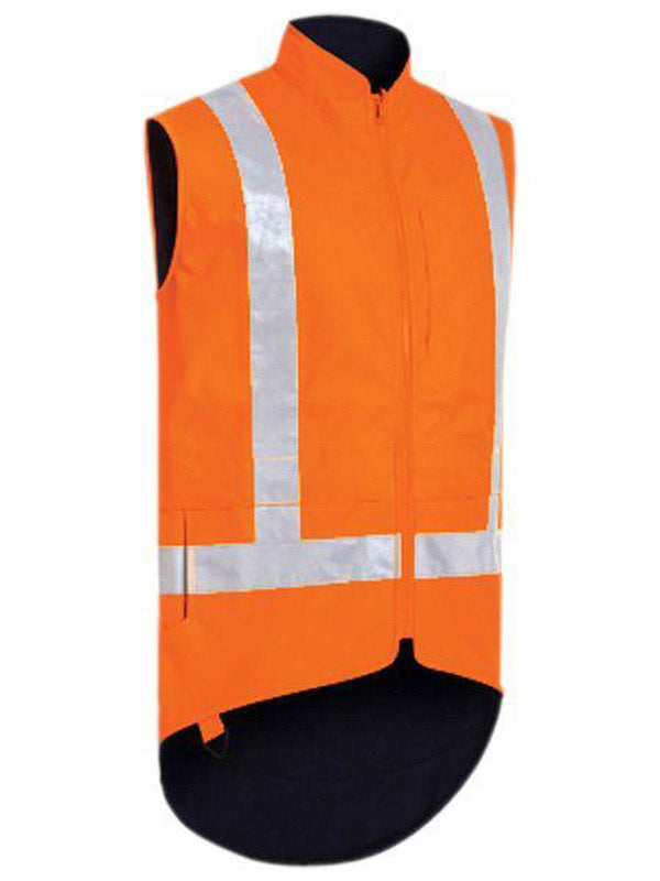 Bisley Taped TTMC Hi Vis Lined Vest
