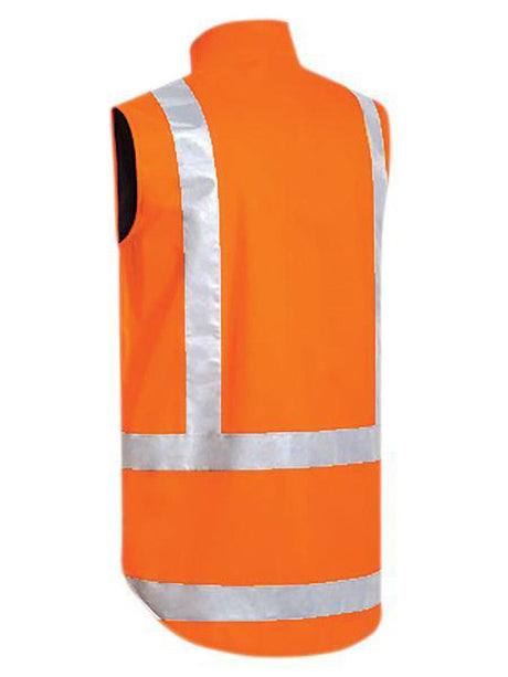 Bisley Taped TTMC Hi Vis Lined Vest