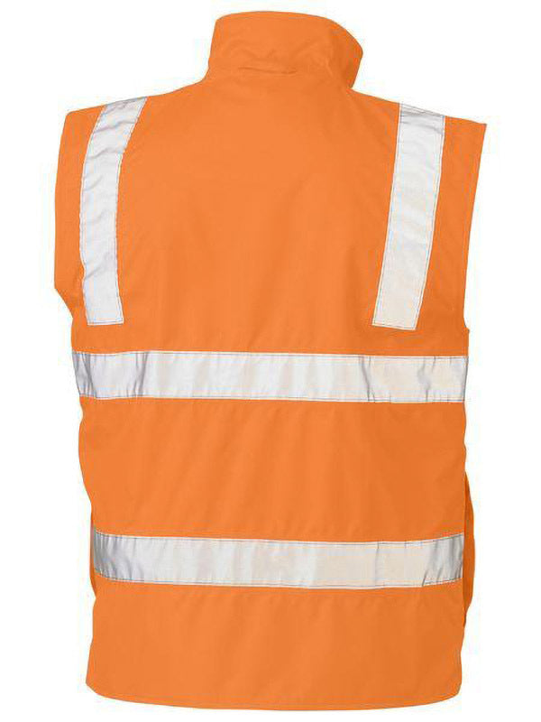 Bisley Taped Hi Vis Rail Wet Weather Vest