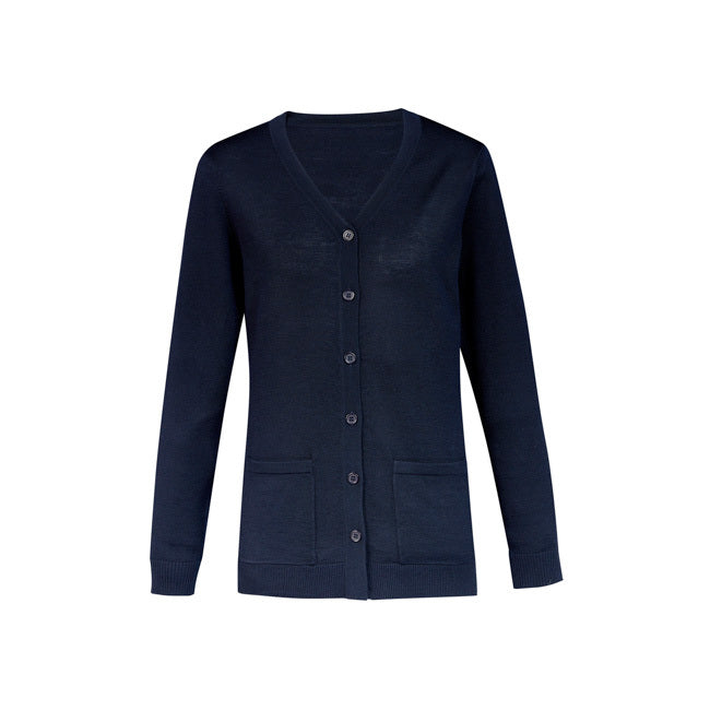 Biz Care Womens Button Front Cardigan