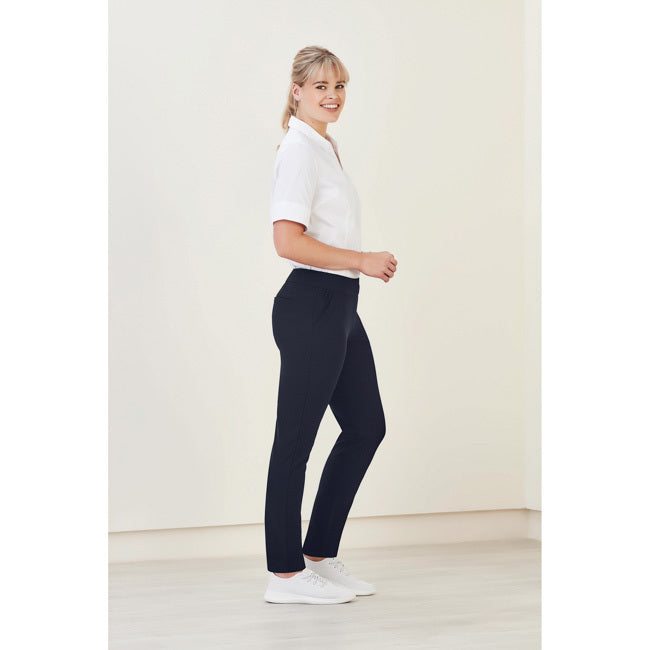 Biz Care Womens Jane Ankle Length Stretch Pants