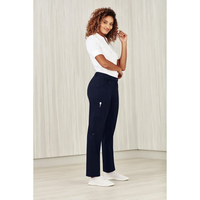 Biz Care Womens Comfort Waist Cargo Pants