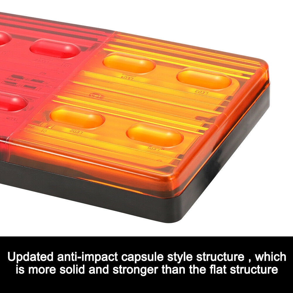 Lightfox Pair LED Trailer Tail Lights