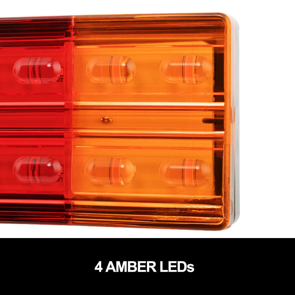 Lightfox Pair LED Trailer Tail Lights