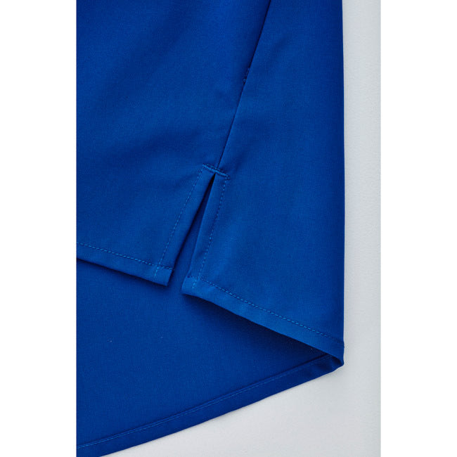 Biz Care Womens Florence Short Sleeve Shirt Electric Blue