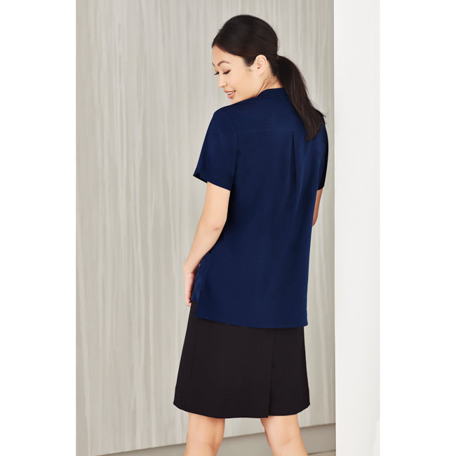 Biz Care Womens Florence Tunic Navy