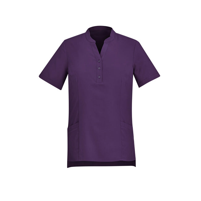 Biz Care Womens Florence Tunic Purple