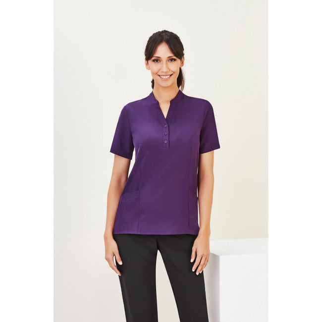 Biz Care Womens Florence Tunic Purple