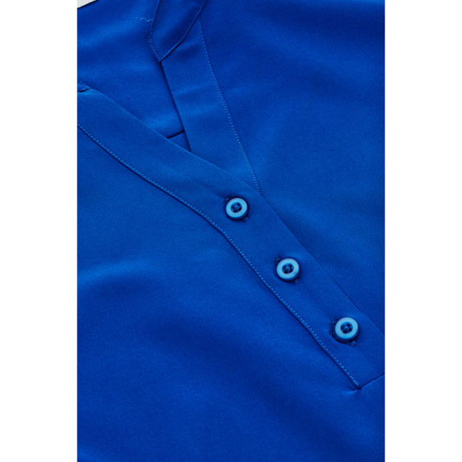 Biz Care Womens Florence Tunic Electric Blue