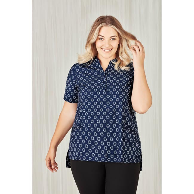 Biz Care Womens Florence Daisy Print Tunic