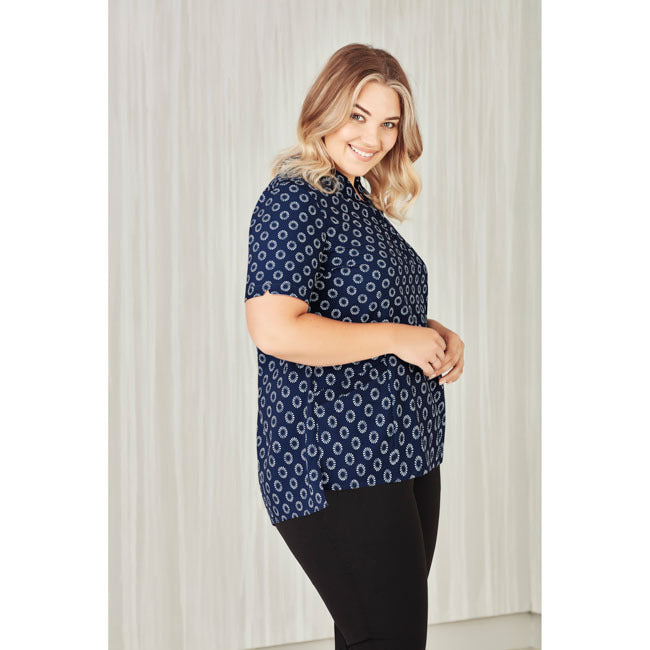 Biz Care Womens Florence Daisy Print Tunic