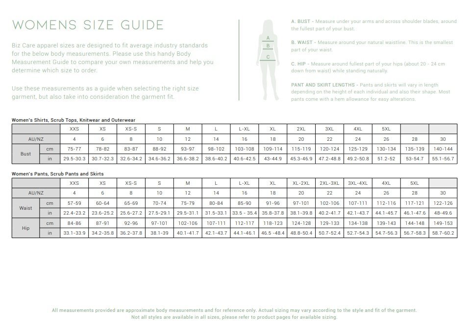 Biz Care Womens Florence 3/4 Sleeve Shirt Teal