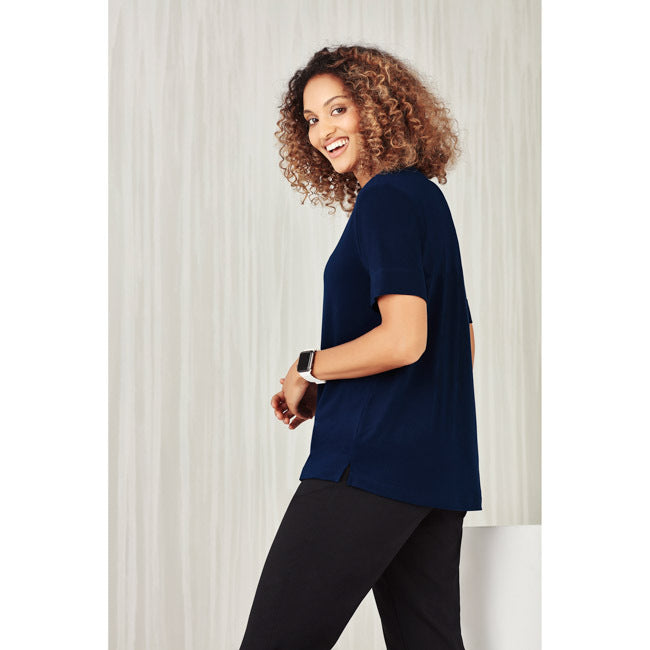 Biz Care Womens Marley Jersey T-Top