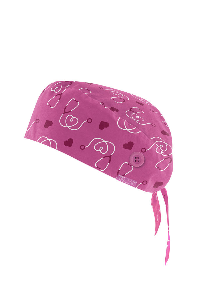 Biz Care Printed Unisex Scrub Cap