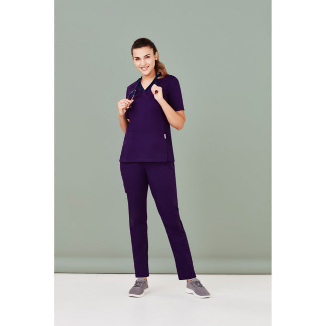 Biz Care Womens Riley Straight Leg Scrub Pants