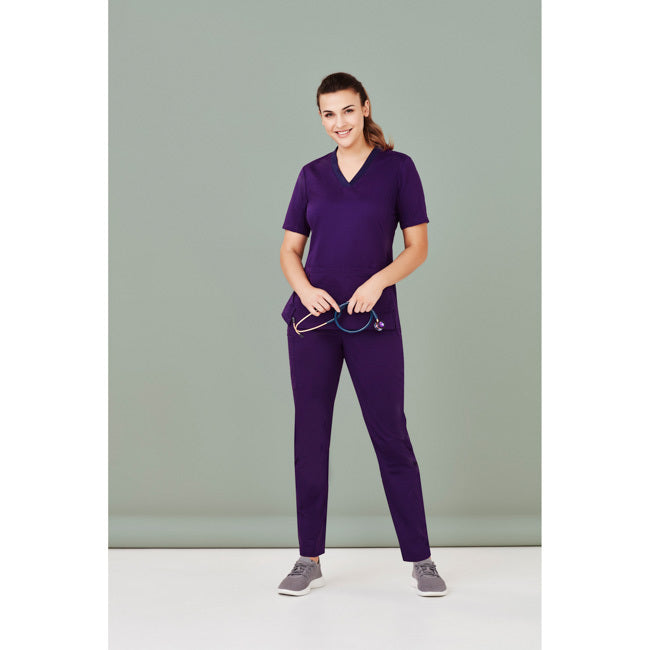 Biz Care Womens Riley Straight Leg Scrub Pants