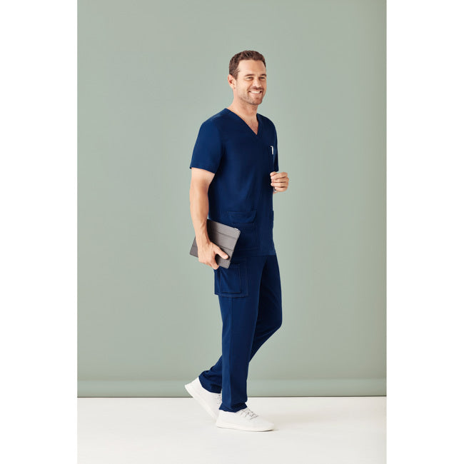 Biz Care Mens Avery Multi-Pocket Scrub Pants