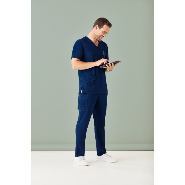 Biz Care Mens Avery Multi-Pocket Scrub Pants