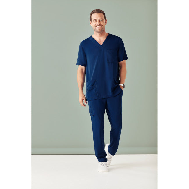 Biz Care Mens Avery Multi-Pocket Scrub Pants