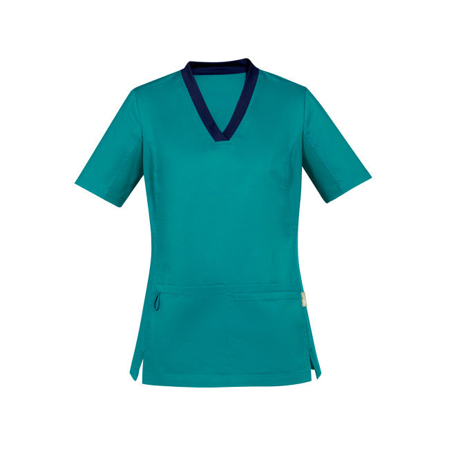 Biz Care Womens Riley V-Neck Scrub Top