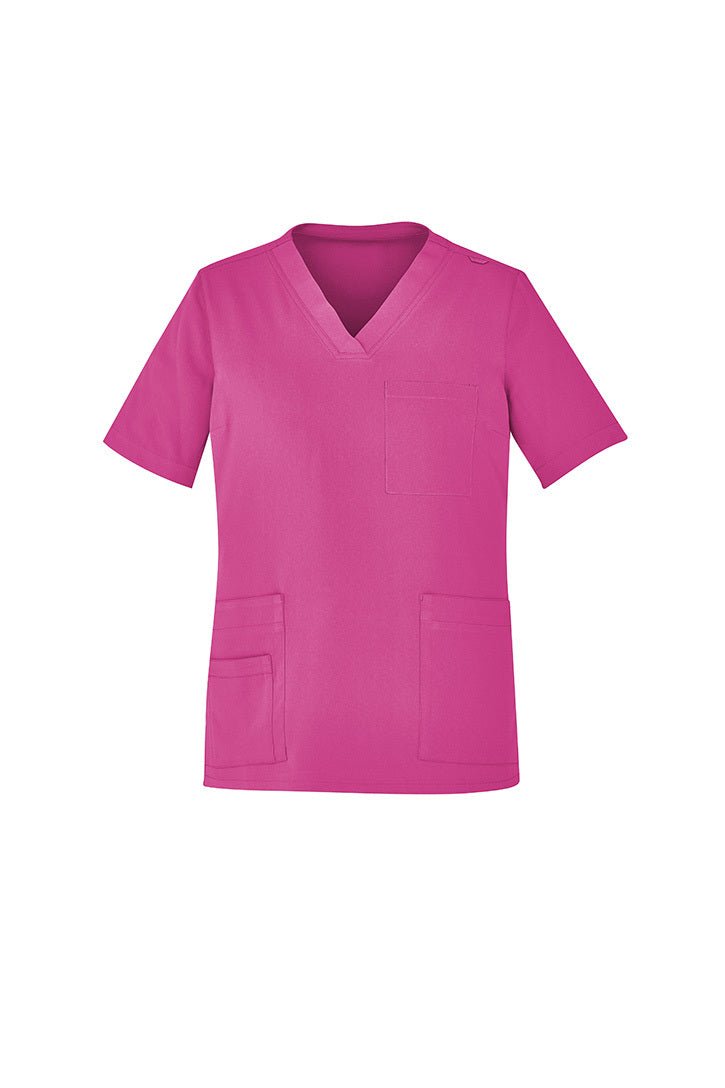 Biz Care Unisex V-Neck Scrub Top