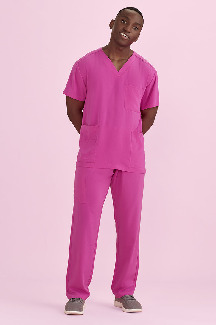 Biz Care Unisex V-Neck Scrub Top
