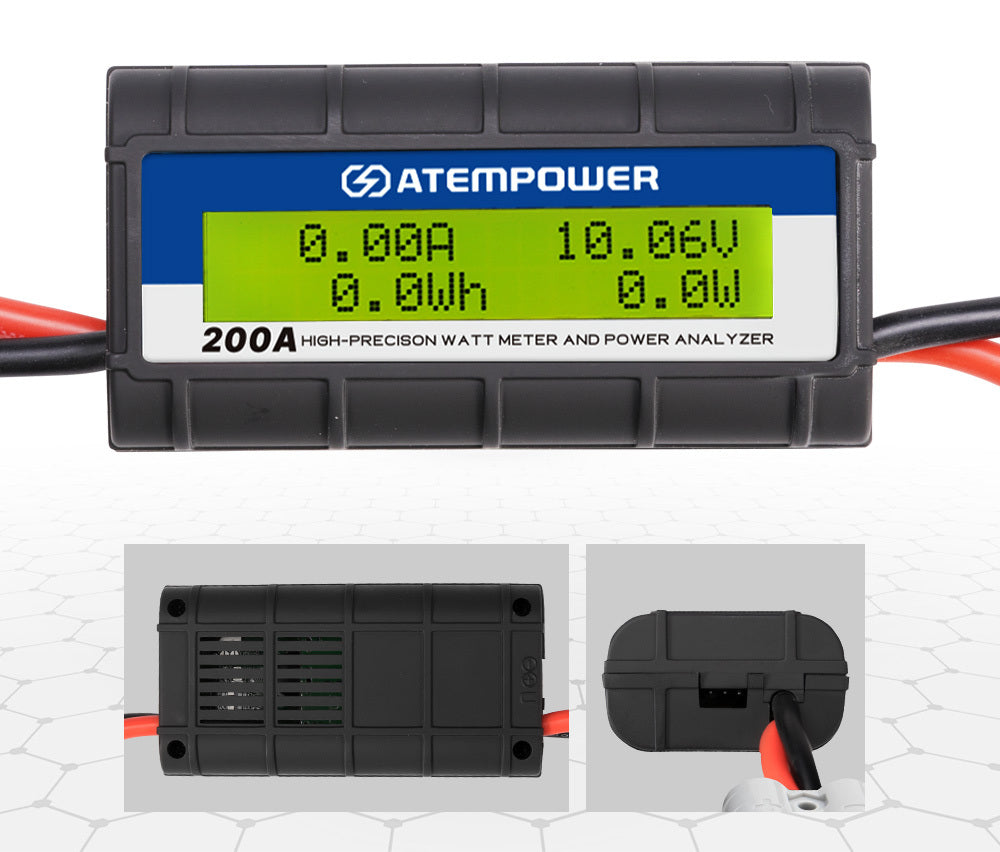 ATEM POWER 200AMP 12V Digital Volt Watt Meter