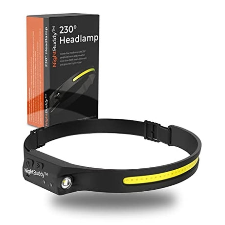 Genuine NightBuddy Worlds #1 Zero Bounce 230° LED Headlamp