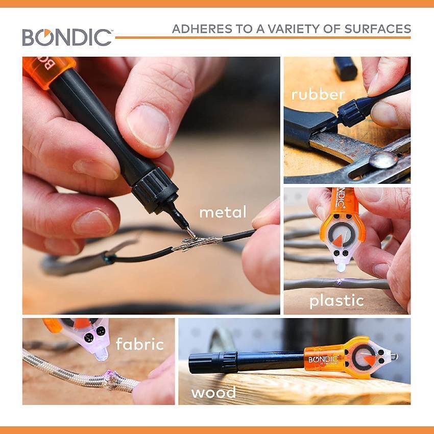 2x Bondic LED UV #1 Liquid Plastic Welder Starter Kits