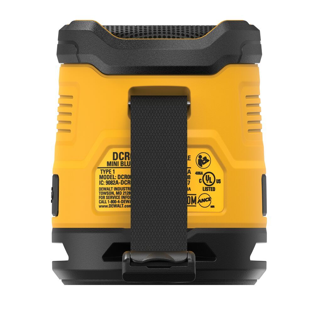 DeWalt USB-C Rechargeable Bluetooth Speaker DCR009-XJ